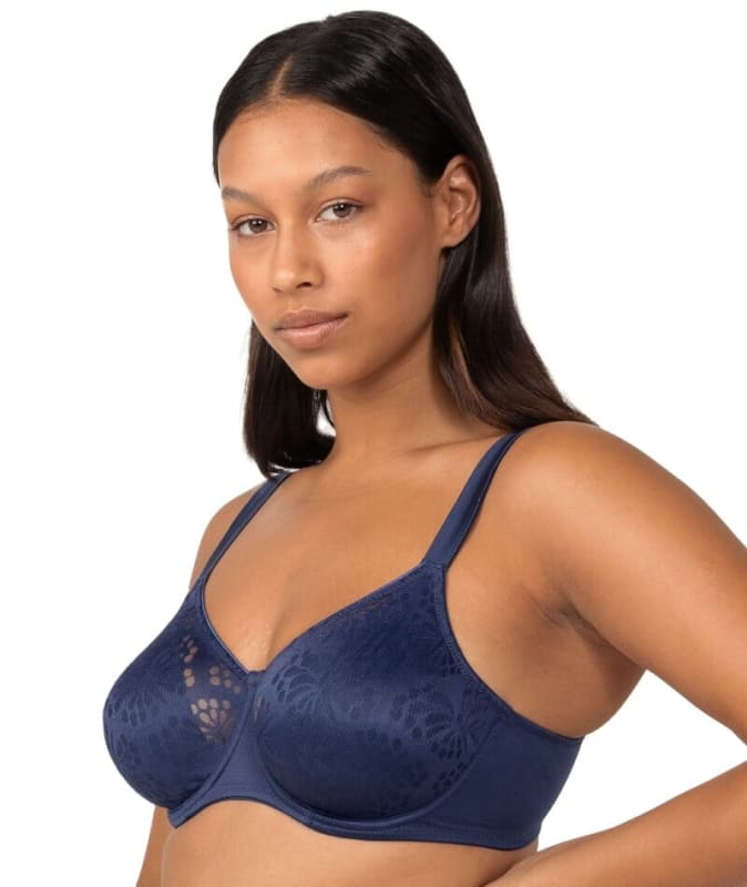 Triumph Lacy Minimizer Bra - True Navy Bras 