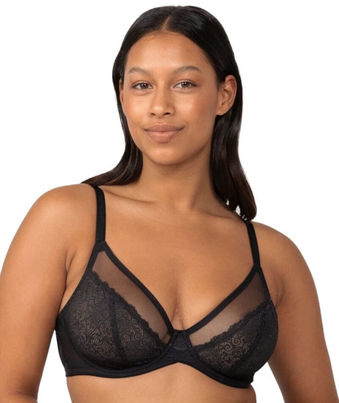 Triumph Sheer Minimizer Bra - Black Bras