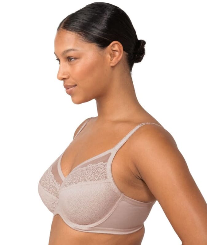 Triumph Sheer Underwired Bra - Nude Pink Bras 