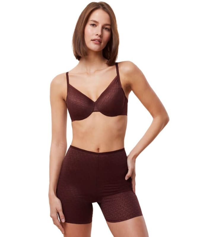 Triumph Signature Sheer Shapewear Short - Chocolate Decadent Knickers 
