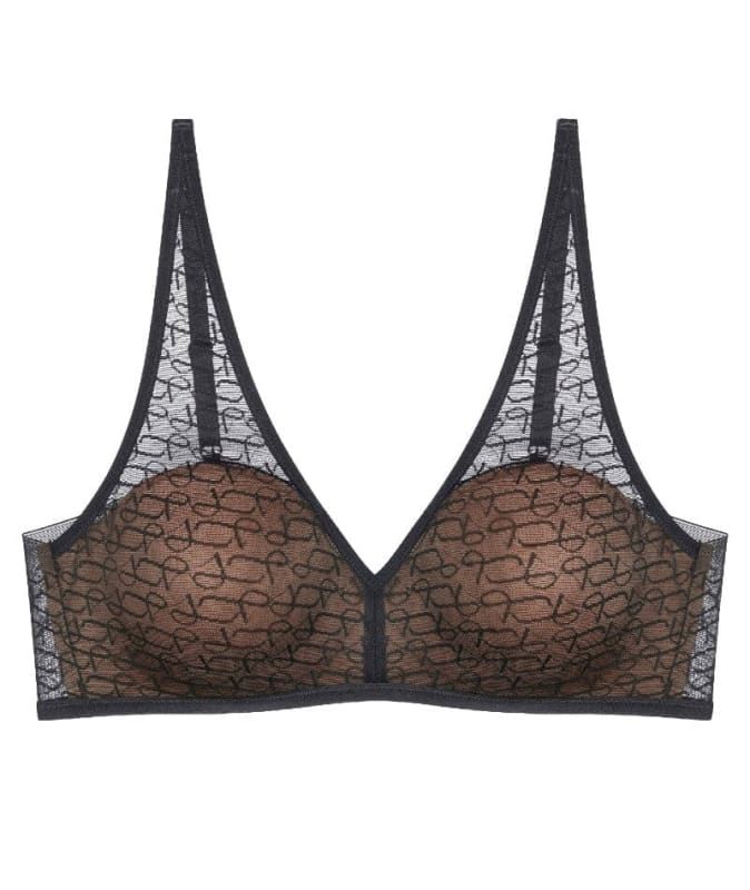 Triumph Signature Sheer Padded Wire-free Bra - Black Bras 