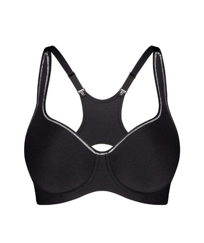 Triumph Triaction Racerback Sports Bra - Black Bras