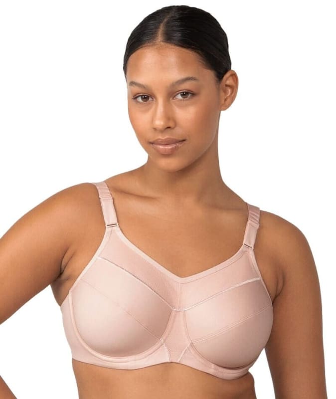 Triumph Triaction Ultra Underwired Sports Bra - Fig Pink Bras 