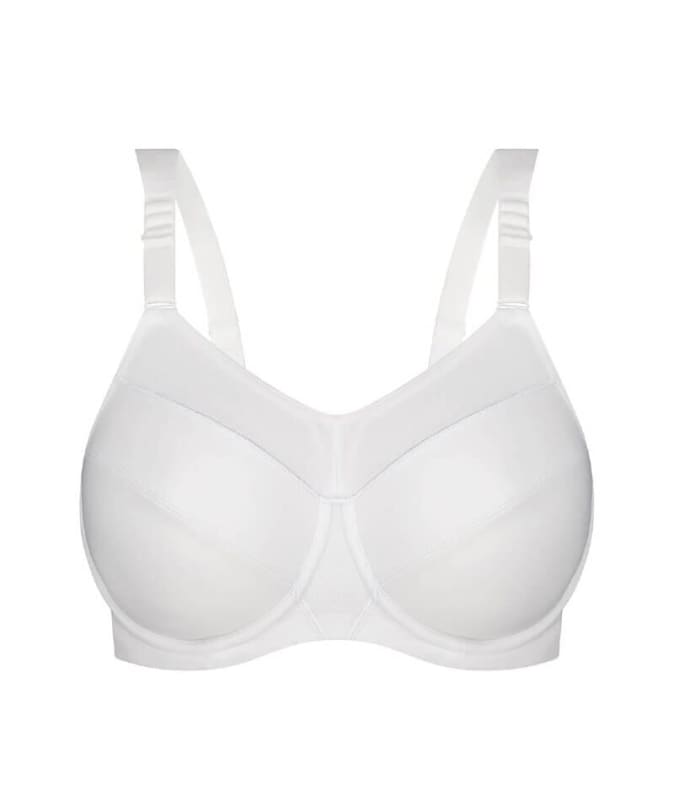 Triumph Triaction Ultra Underwired Sports Bra - White Bras 