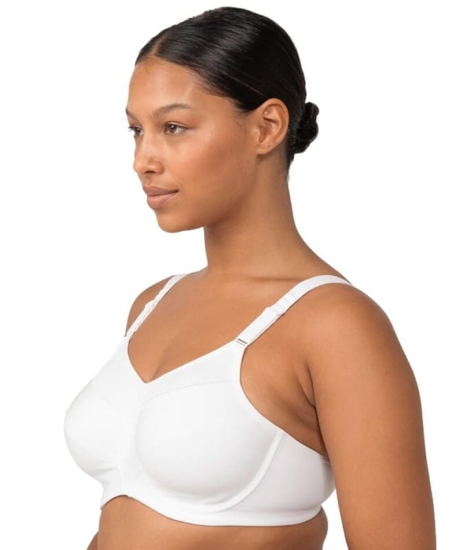 Triumph Triaction Ultra Underwired Sports Bra - White Bras 