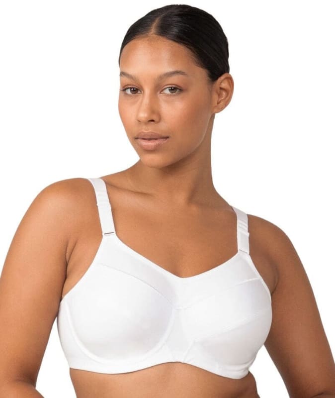 Triumph Triaction Ultra Underwired Sports Bra - White Bras 