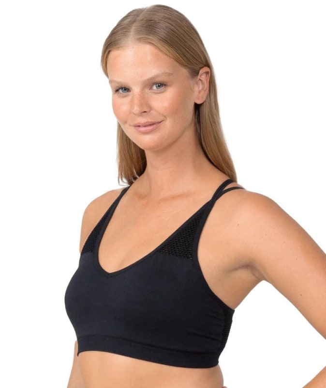 Triumph Triaction Bra Zen Wire-free Top - Black Bras