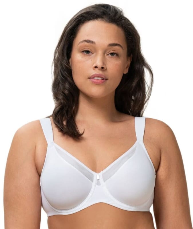 Triumph True Shape Sensation Minimiser Underwire Bra - White Bras