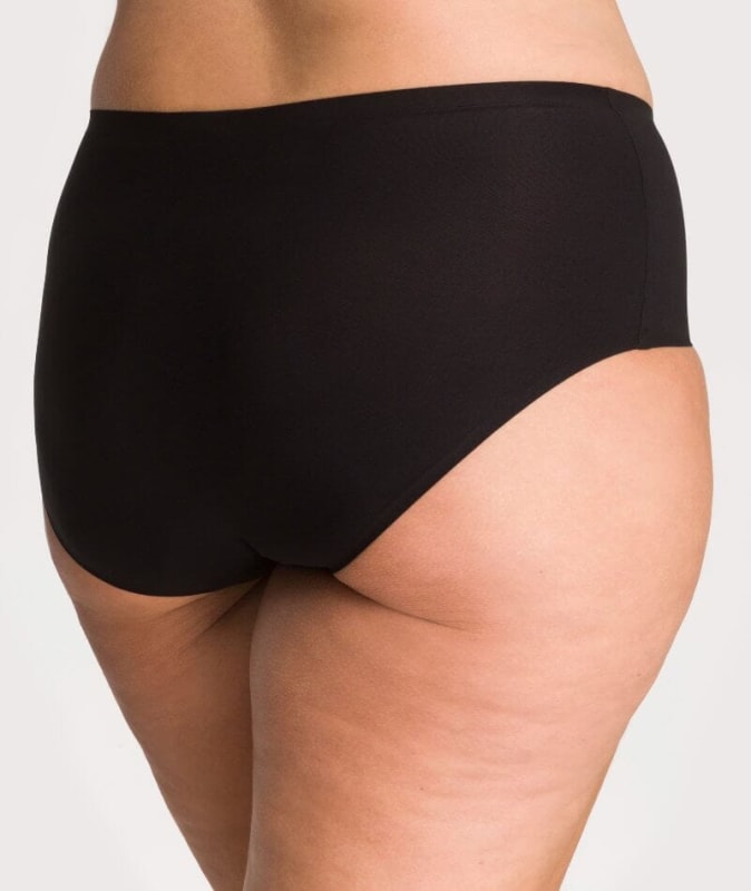 Underbliss Invisibliss No Show Seamless Full Brief 2 pack - Black Knickers
