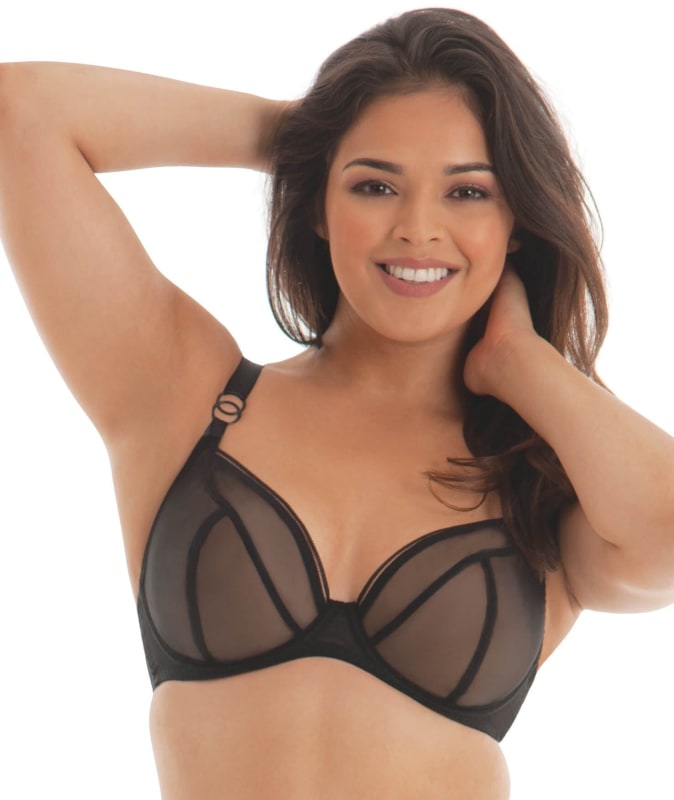 Curvy Kate Lifestyle Plunge Bra - Black Bras 8D