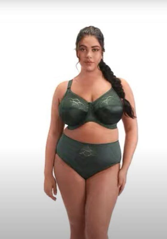 Elomi Cate Underwired Full Cup Banded Bra - Black Bras 