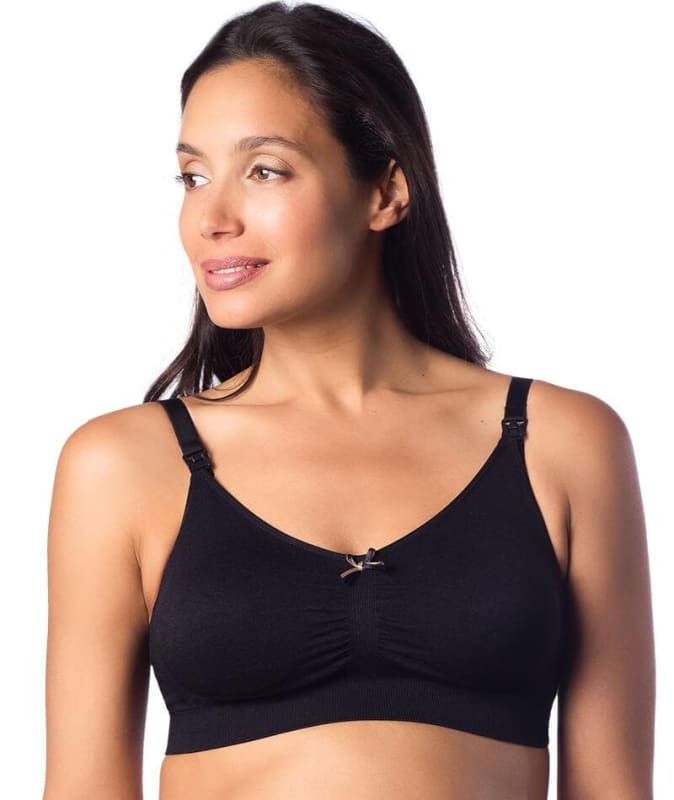 hotmilk My Necessity Nursing Sleep/Hospital Bra - Black Bras 