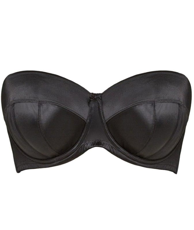 Sculptresse Dana Strapless Moulded Underwired Bra - Black