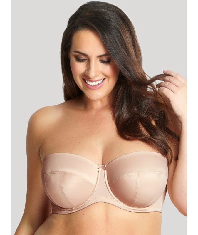 Sculptresse Dana Strapless Moulded Underwired Bra - Linen