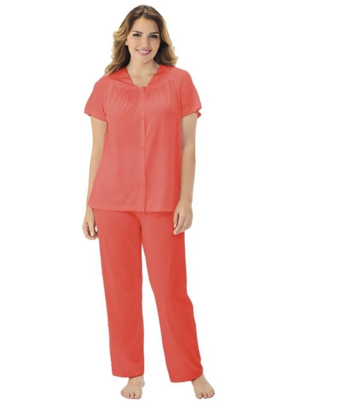 Exquisite Form Short Sleeve Pajamas Plus - Passion Sleep / Lounge