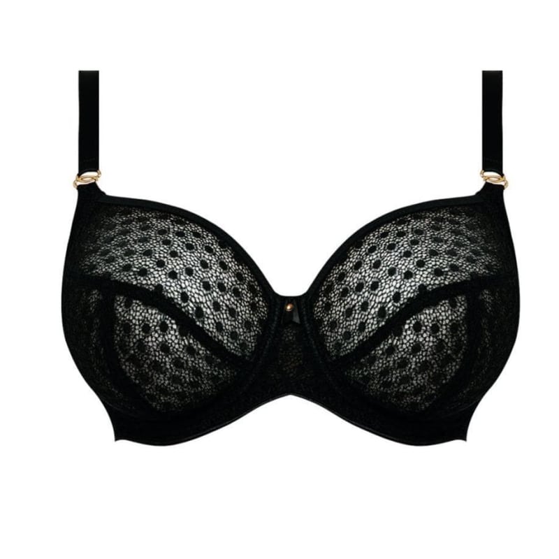 Freya Starlight Underwire Balcony Side Suport Bra - Black Bras