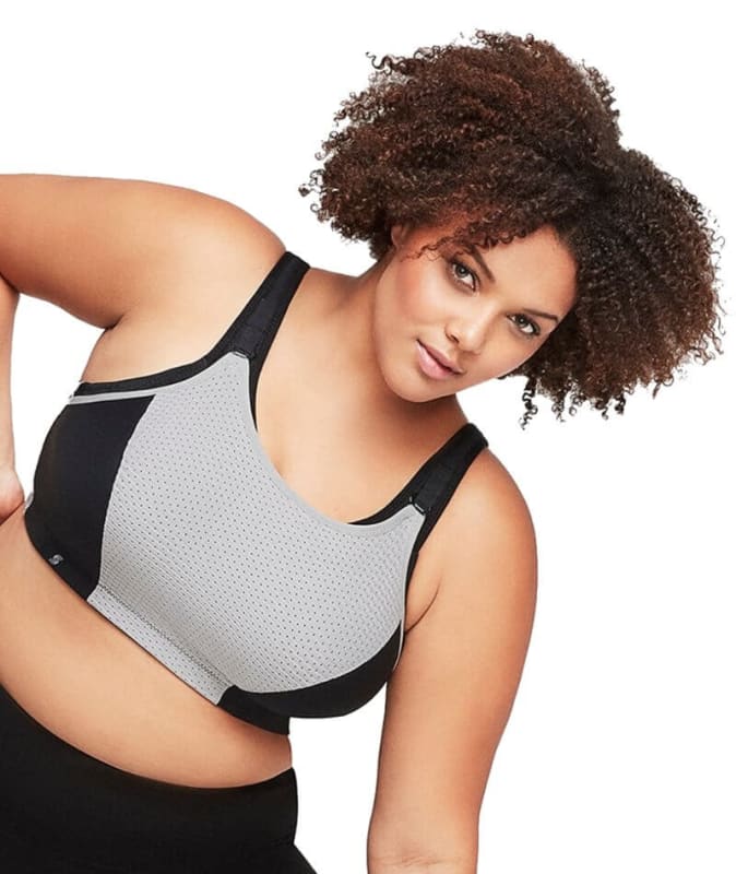 Glamorise Custom Control Sports Bra - Black Bras