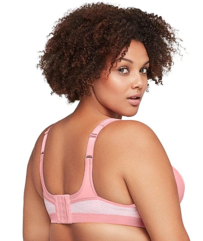 Glamorise High Impact Seamless Sports Bra - Pink Blush Bras 