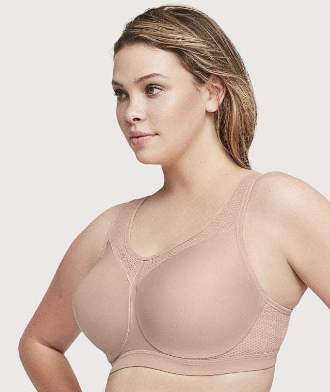 Glamorise High Impact Seamless Sports Bra Cafe Bras 