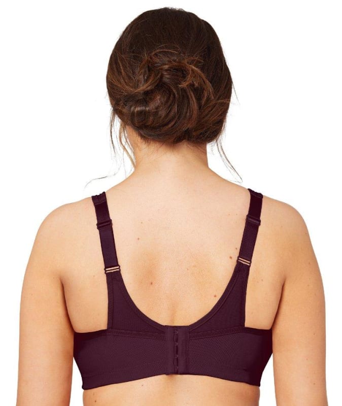 Glamorise MagicLift Active Support Bra - Wine Bras 