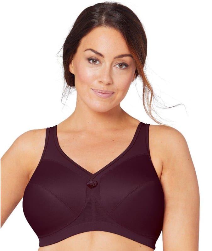 Glamorise MagicLift Active Support Bra - Wine Bras 