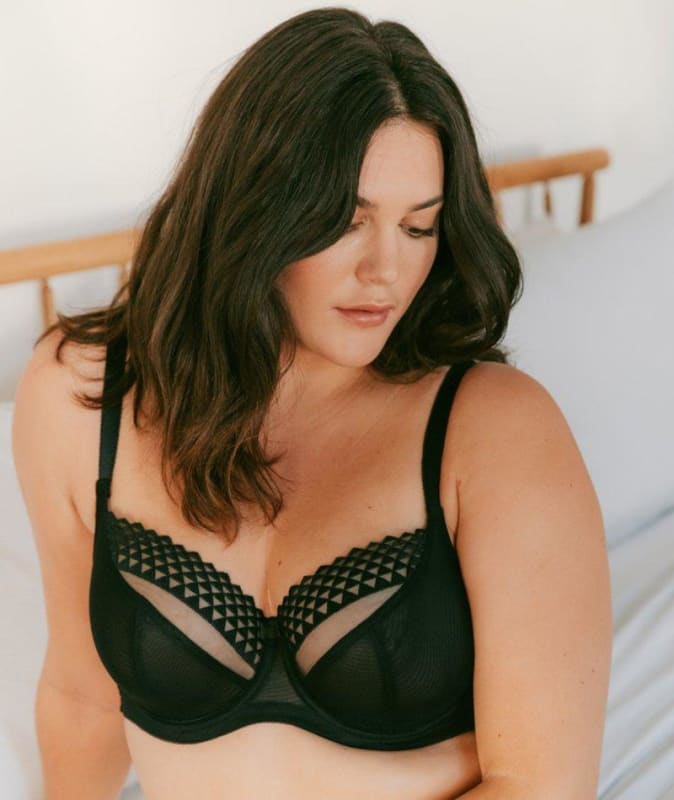 Panache Asher Balconnet Bra - Black