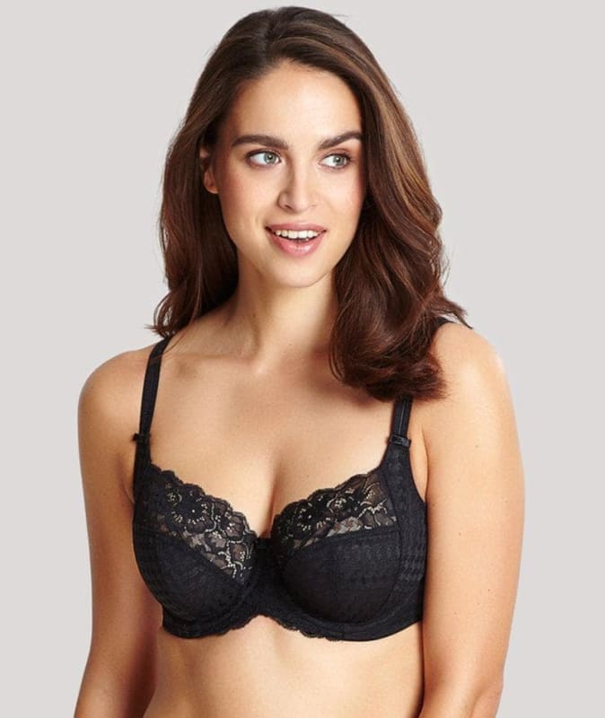 Panache Envy Underwired Balconnet Bra - Black 