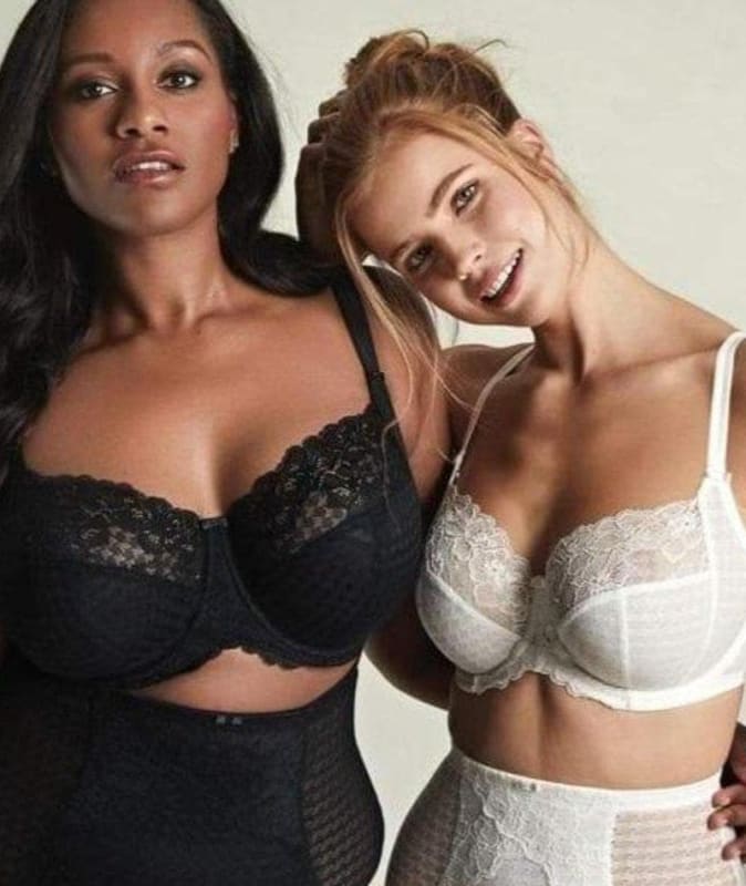 Panache Envy Underwired Balconnet Bra - Black 