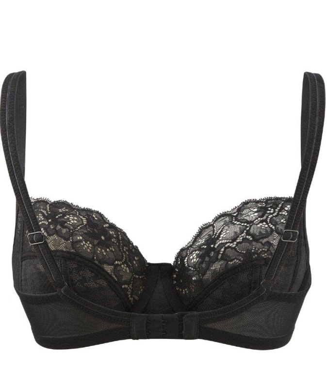 Panache Envy Underwired Balconnet Bra - Black
