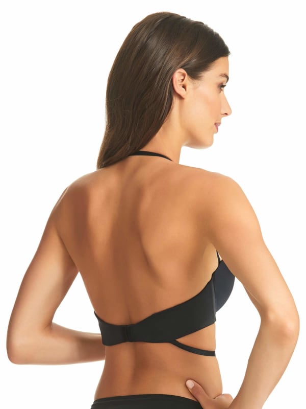 Finelines Refined 6-way Low Cut Strapless Bra - Black Bras 