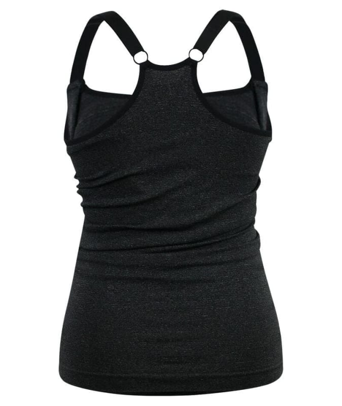 Sugar Candy Fuller Bust Seamless F-HH Cup Nursing Tank - Charcoal Sleep