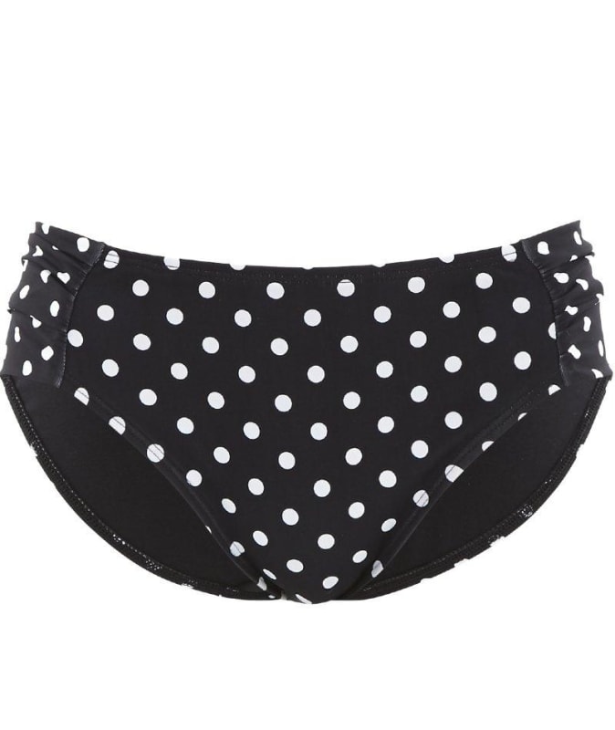 Panache Swim Anya Spot Pant - Black White 