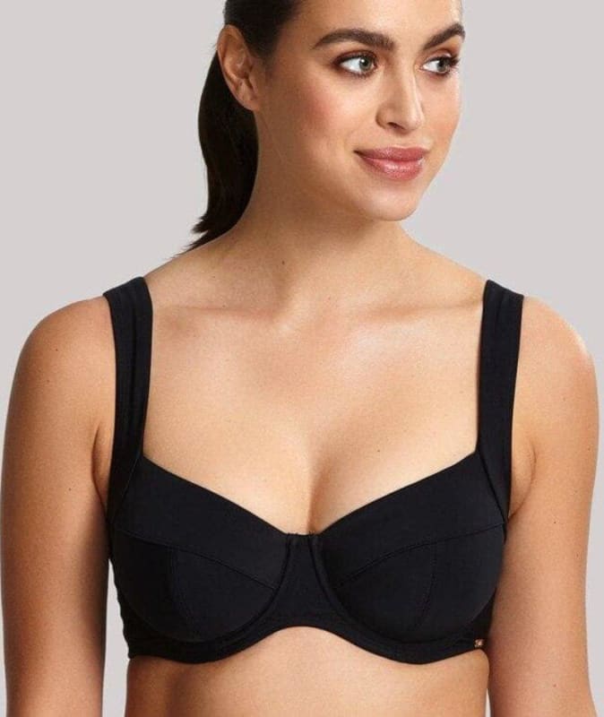 Panache Swimwear Anya Riva Balconnet Underwired Bikini - Black