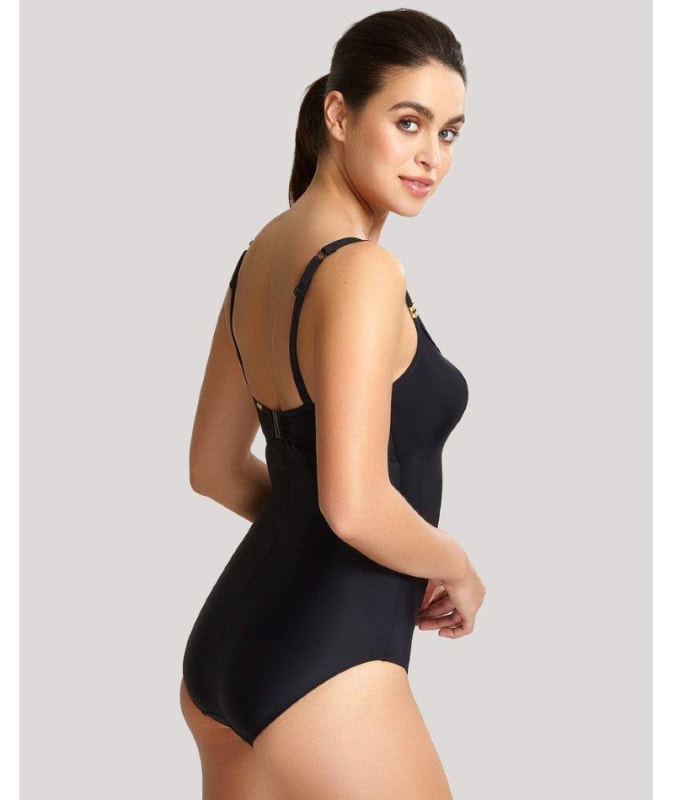 Panache Swimwear Anya Riva Balconnet Underwired Swimsuit - Black