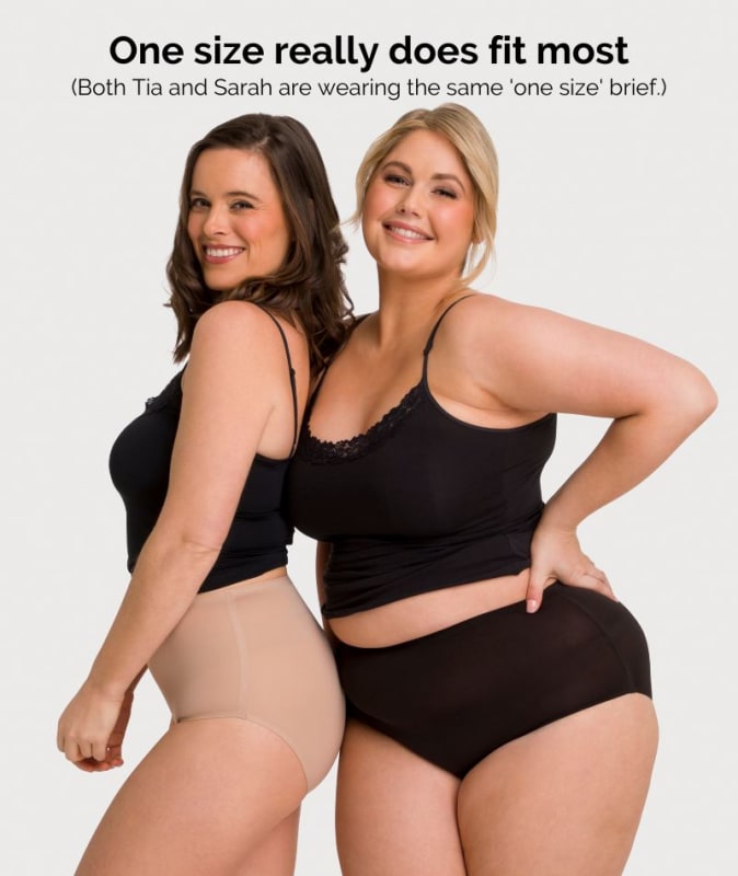 Underbliss Invisibliss No Show Seamless Full Brief - Nude Knickers