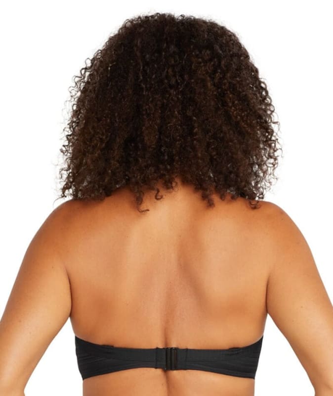 Artesands Aria Botticelli Bandeau D-DD Cup Bikini Top - Black Swim