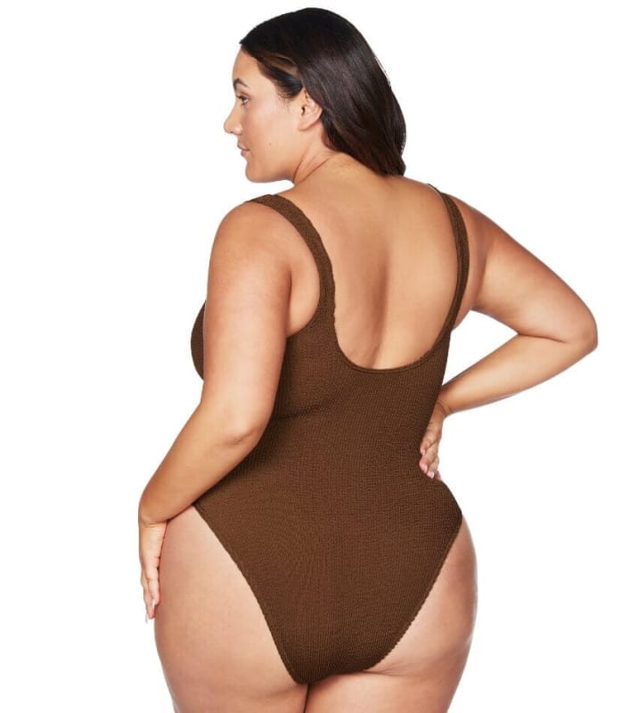 Artesands Arte Eco Kahlo One Size One Piece Swimsuit - Mocha Swim
