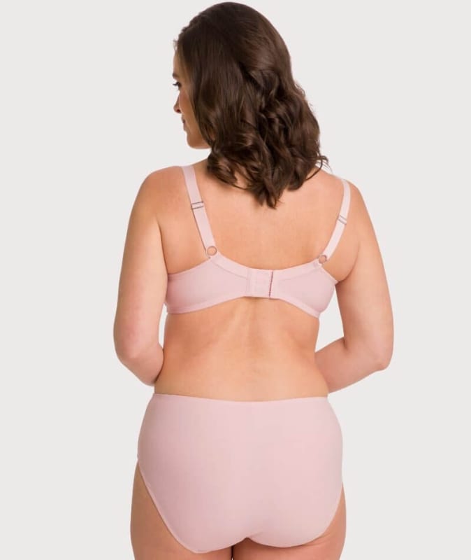 Ava & Audrey Jacqueline Full Brief with Lace - Blush Knickers