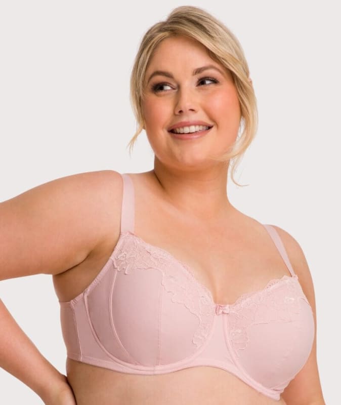 Ava & Audrey Jacqueline Full Cup Underwired Bra - Blush Bras