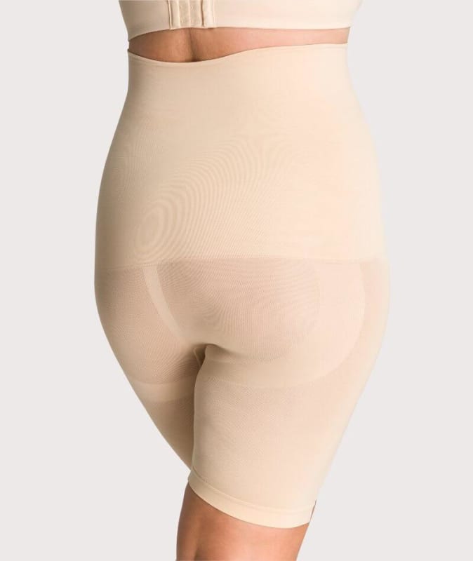 Ava & Audrey Seamless Smoothing High Waist Thigh Short - Nude Shapewear