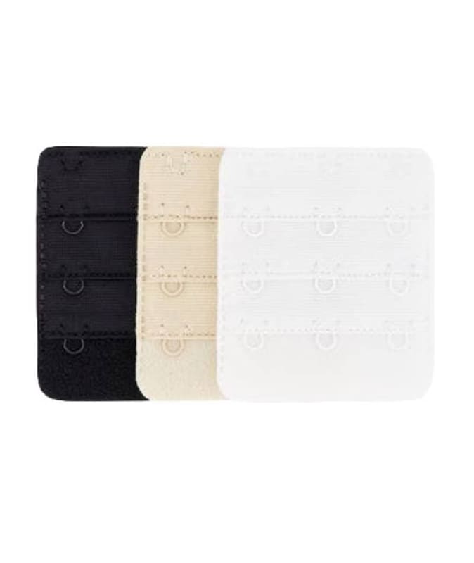 Bendon 3-Hook Bra Extenders - 3-Pack - Assorted Colours Bra Accessories 