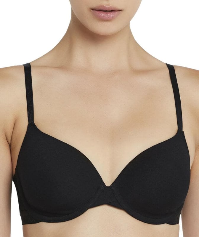 Bendon Body Cotton Full Coverage Contour Bra - Black Bras