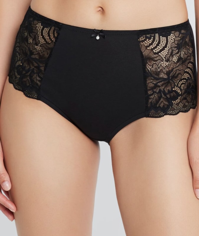 Bendon Embrace Full Brief - Black Knickers