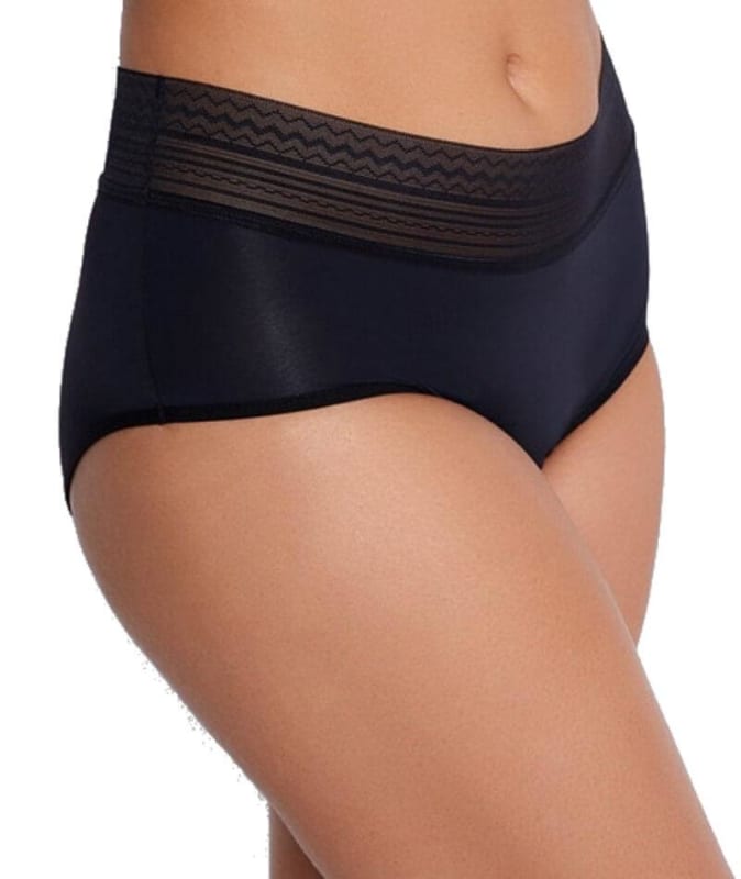 Bendon Flo Heavy Full Brief - Black Knickers 