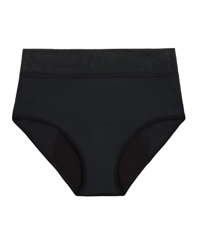 Bendon Flo Heavy Full Brief - Black Knickers 