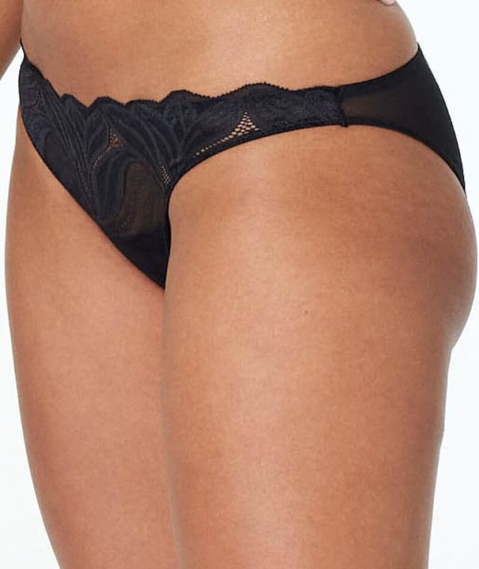 Me. by Bendon Sienna Siesta Bikini Brief - Black Knickers