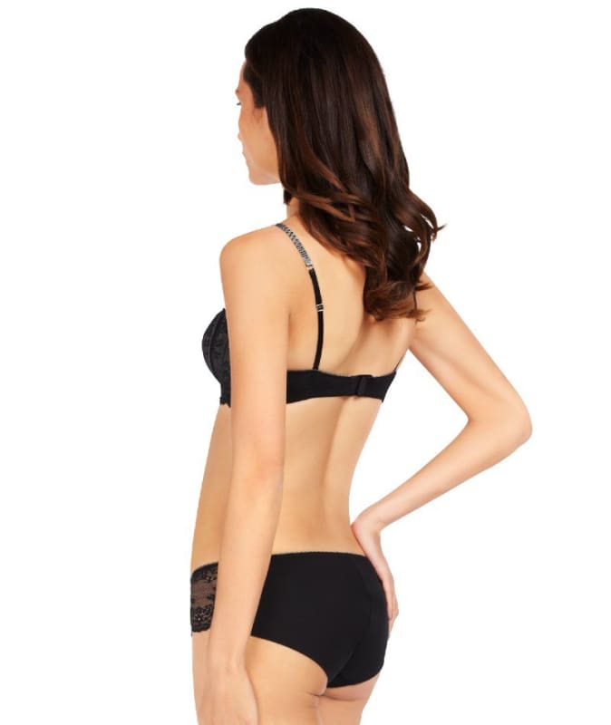 Me. by Bendon Sofia Boyleg Brief - Jet/Pewter Knickers