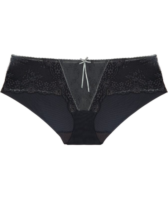 Me. by Bendon Sofia Boyleg Brief - Jet/Pewter Knickers