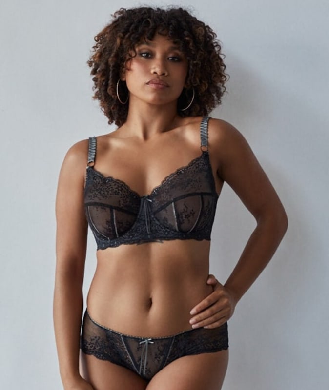 Bendon Me Sofia Boyleg Brief - Jet/Pewter Knickers