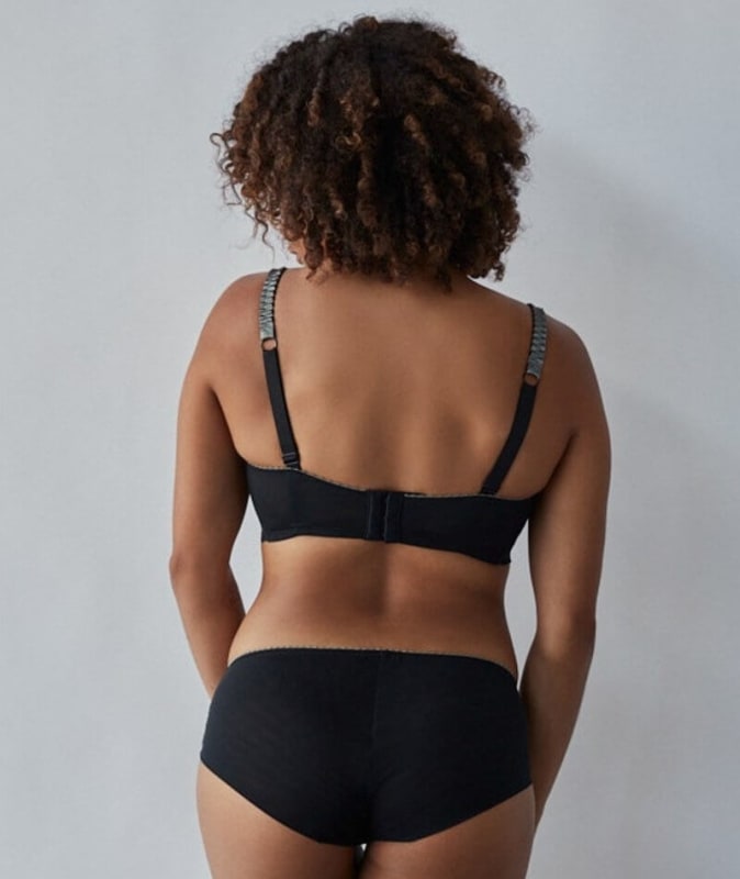 Me. by Bendon Sofia Underwire Bra - Jet/Pewter Bras